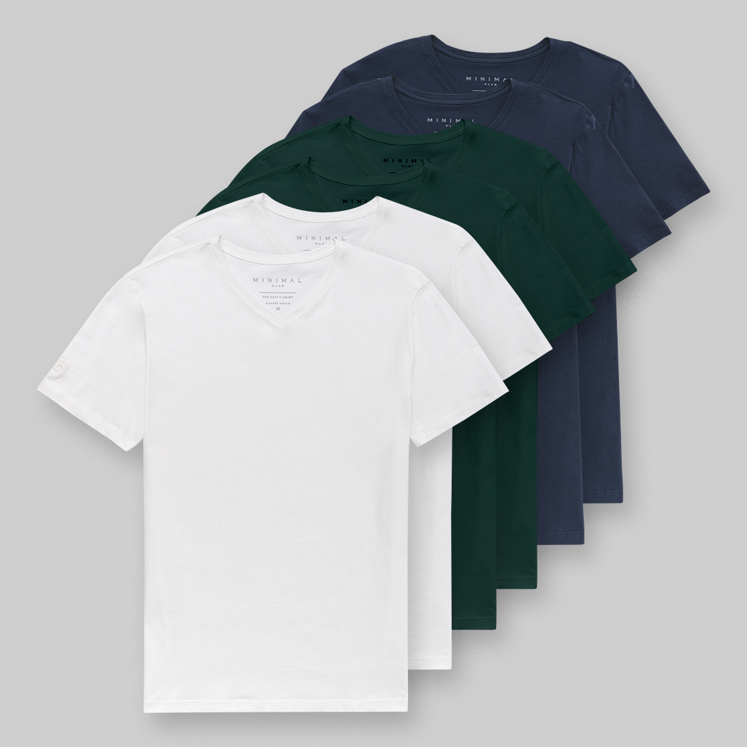 Kit 6 Camisetas Minimal