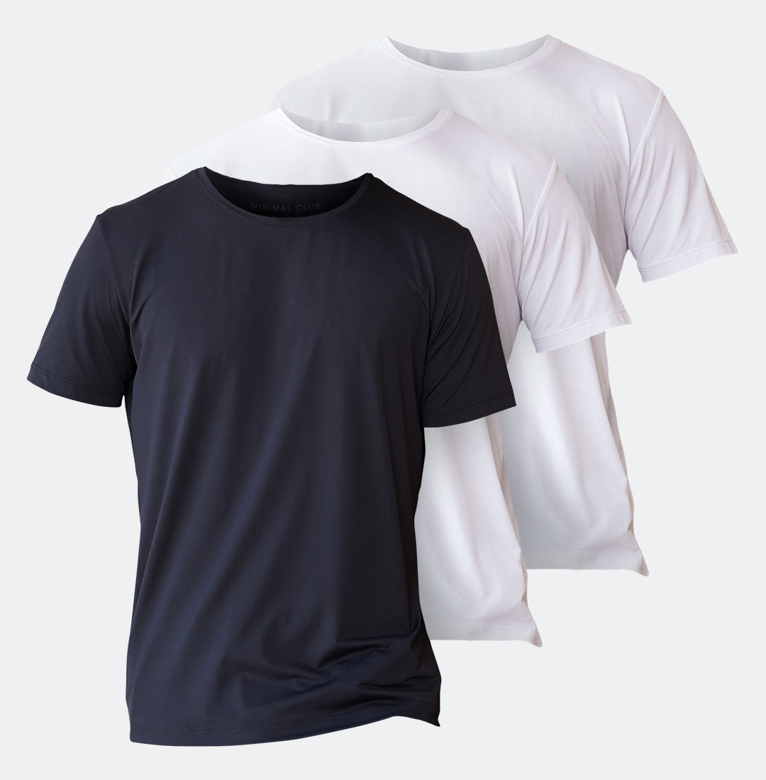 Kit 3x Camiseta Minimal Essential Fitness