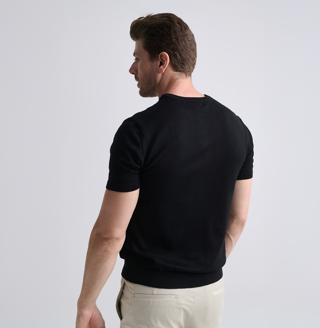 Kit 3x Camisa Henley Tricot Minimal